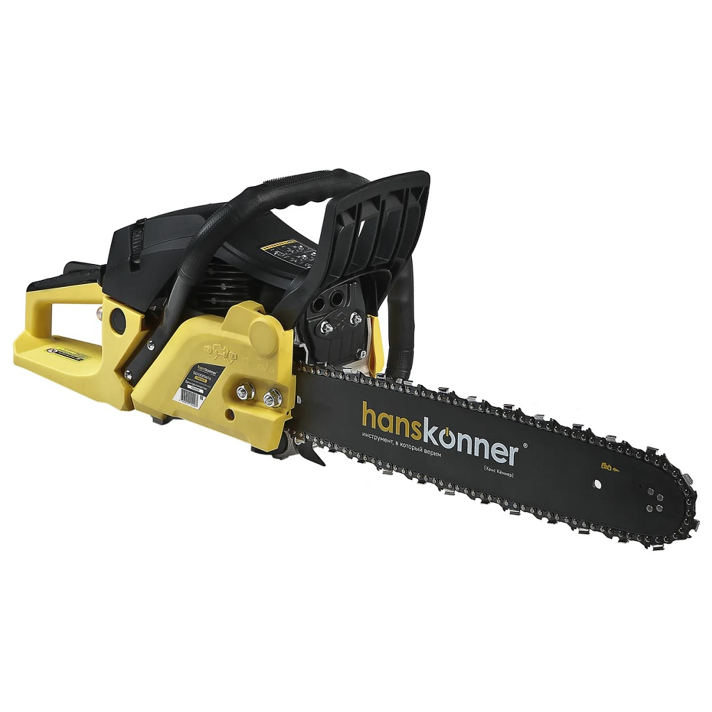 Бензопила Hanskonner HGC4516, цепная, бензиновая, 45 куб.см, 1.6 кВт
