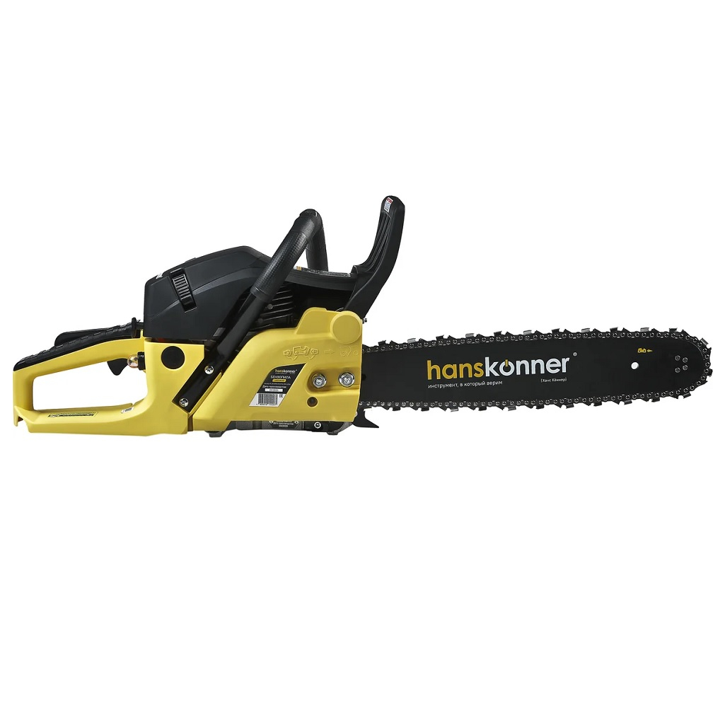 Бензопила Hanskonner HGC4516, цепная, бензиновая, 45 куб.см, 1.6 кВт