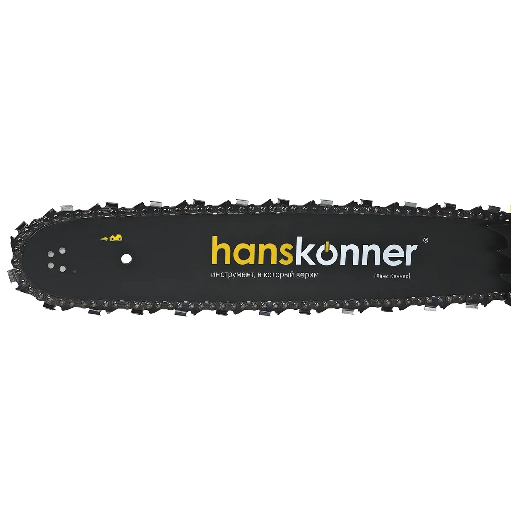 Бензопила Hanskonner HGC4516, цепная, бензиновая, 45 куб.см, 1.6 кВт