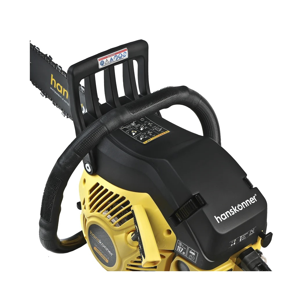 Бензопила Hanskonner HGC4516, цепная, бензиновая, 45 куб.см, 1.6 кВт