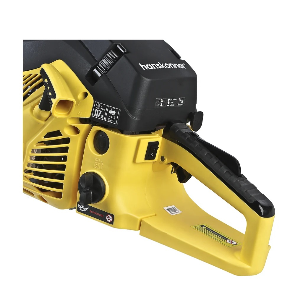Бензопила Hanskonner HGC4516, цепная, бензиновая, 45 куб.см, 1.6 кВт