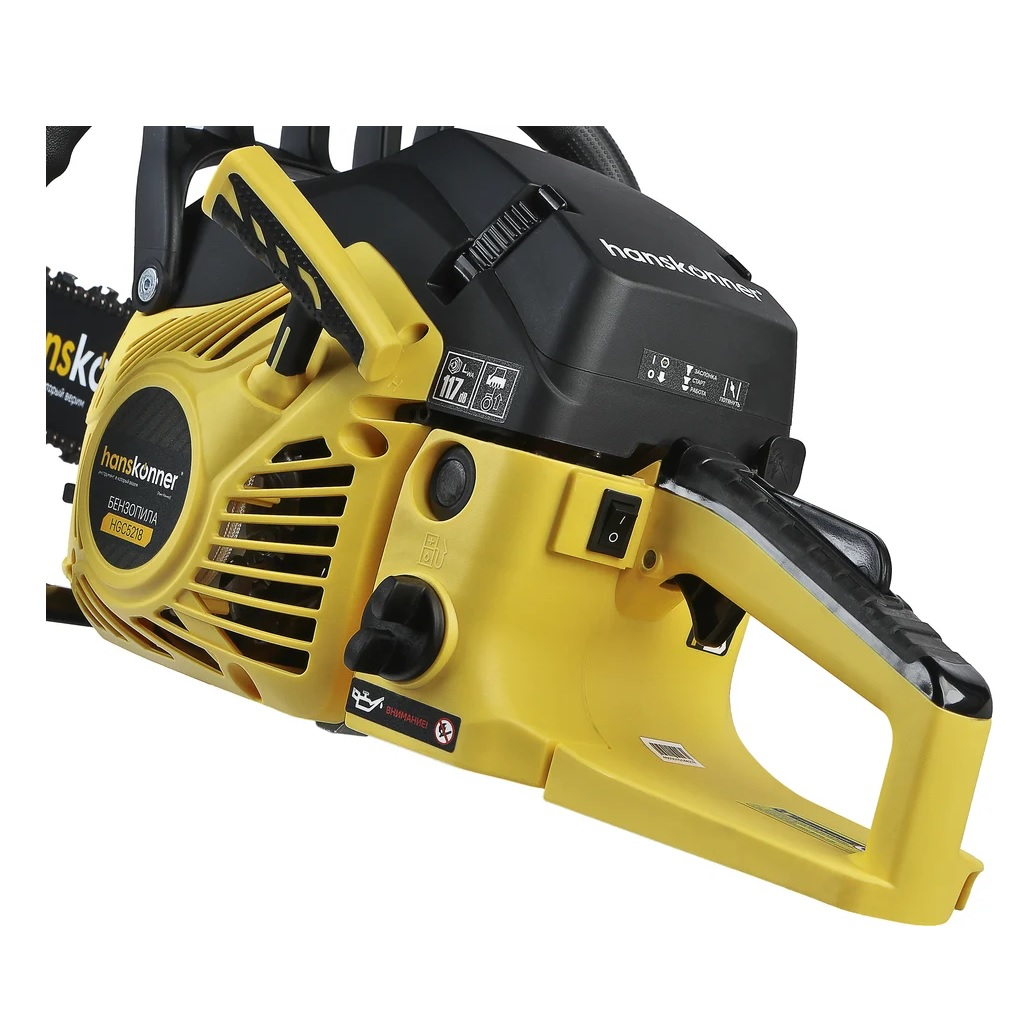 Бензопила Hanskonner HGC5218, цепная, бензиновая, 51.5 куб.см, 1.8 кВт