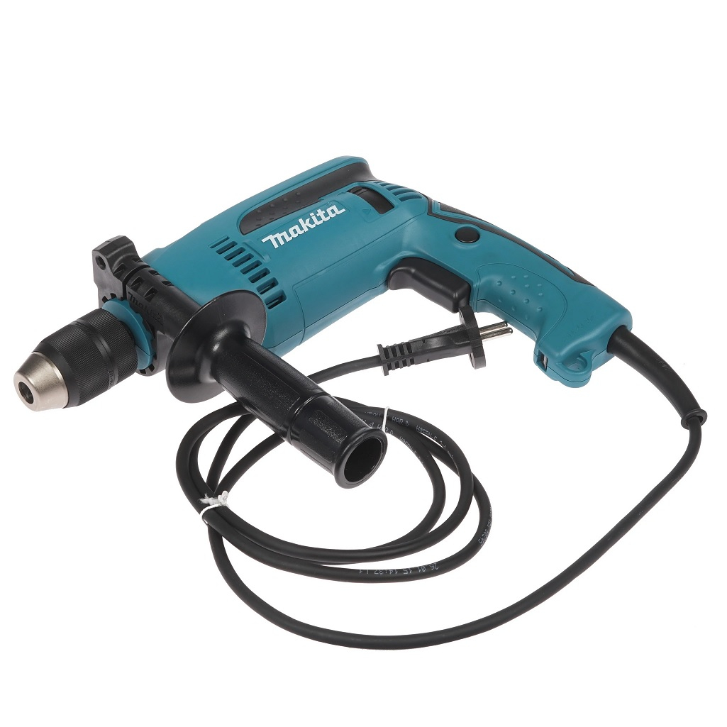 Дрель ударная Makita HP1641FK, реверс, 680 Вт, 44800 уд/мин, 2800 об/мин, регулировка скорости и частоты ударов