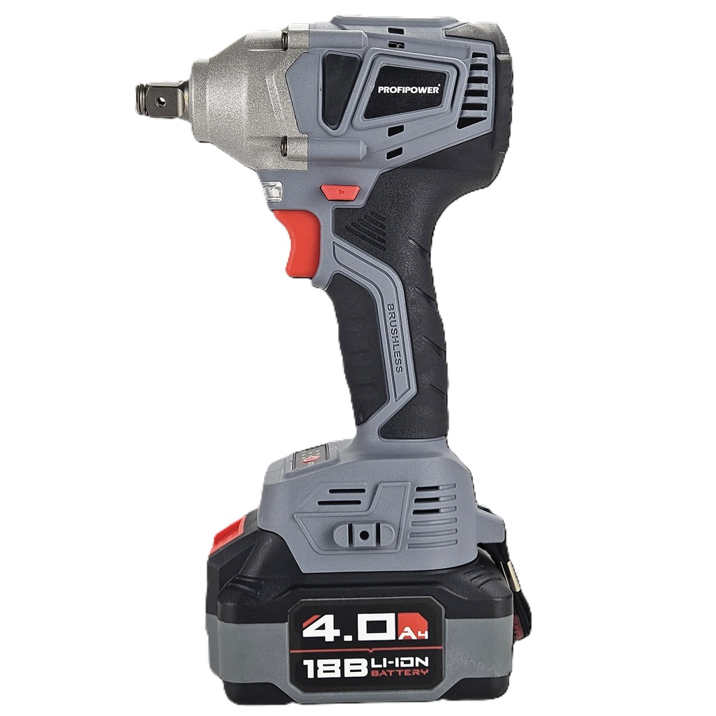 Гайковерт аккумуляторный Profipower MKDTW-18B, 18 В, 330 Нм, 2 акк. х 4.0Ah+з.у.