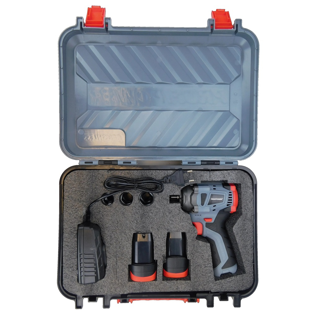 Гайковерт аккумуляторный Profipower BL-163, бесщеточный, 16 В, 260 Hм, 2 акк. х 2.0 Ah+з.у.