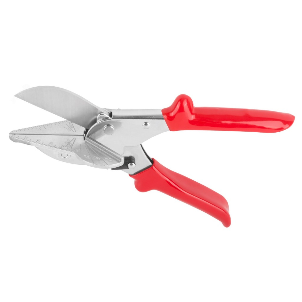 Ножницы для резки пластиковых профилей под углом FIT 60060, с наковальней, 215 мм