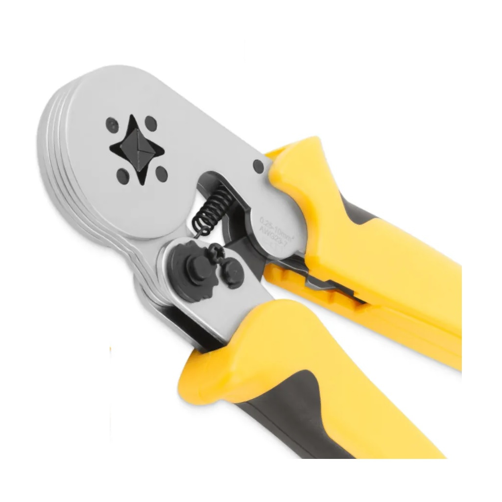 Пресс-клещи для обжима втулочных наконечников FIT 60072, 0.25-10 мм, прорезиненные ручки, 175 мм