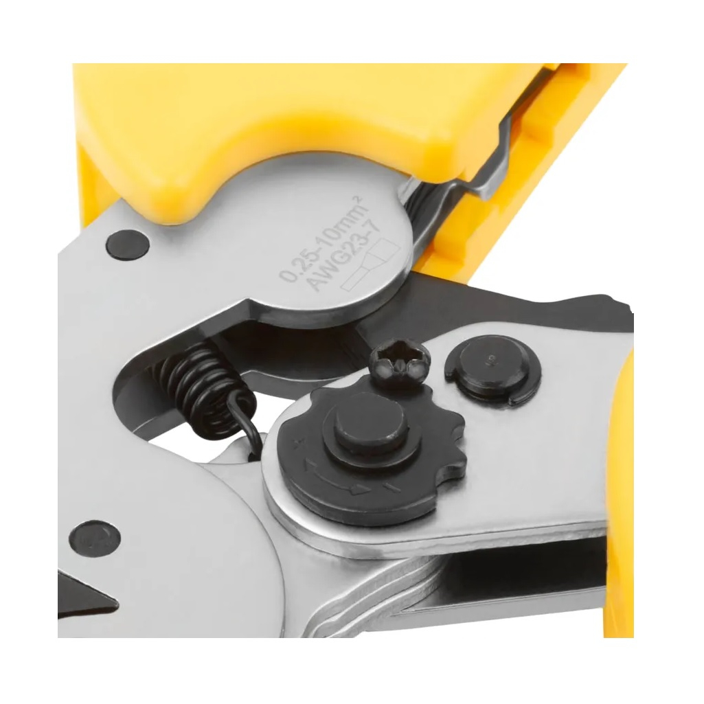 Пресс-клещи для обжима втулочных наконечников FIT 60072, 0.25-10 мм, прорезиненные ручки, 175 мм