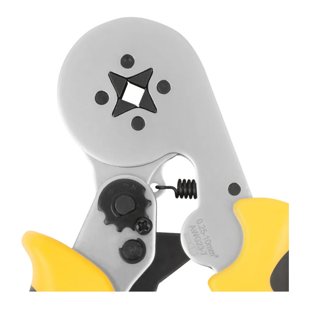 Пресс-клещи для обжима втулочных наконечников FIT 60072, 0.25-10 мм, прорезиненные ручки, 175 мм