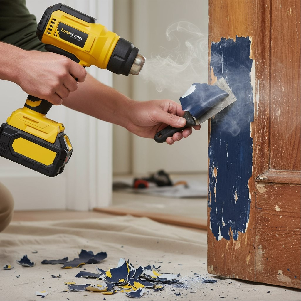 Аккумуляторный фен Hanskonner HHG1850PRO, 18 В, без акк. и з.у