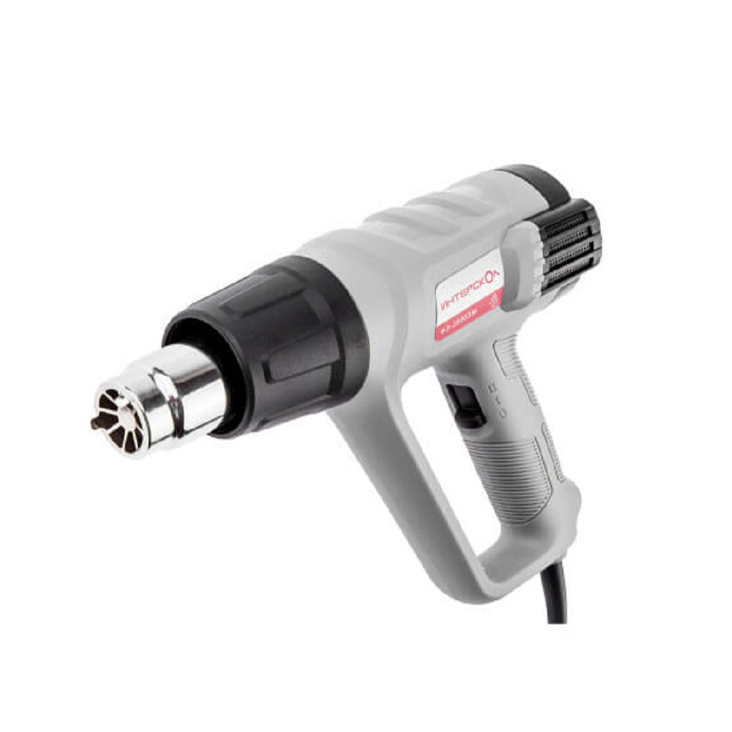 Фен строительный Интерскол ФЭ-2000М, 728.0.0.70, 500 л/мин, 1 насадка, 2000 Вт