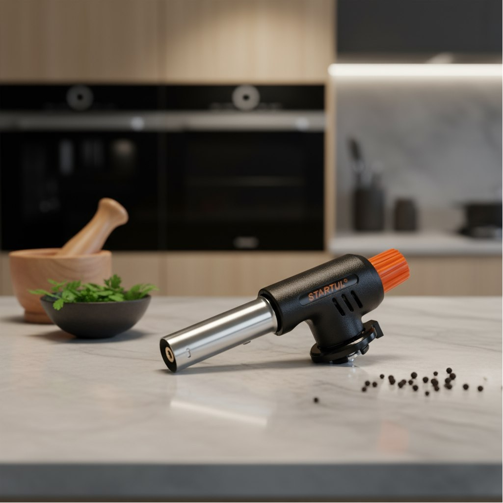 Горелка газовая Startul ST1560-01, пьезоподжиг, расход топлива 80 г в час