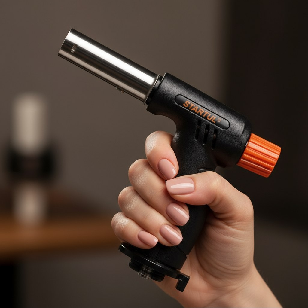 Горелка газовая Startul ST1560-01, пьезоподжиг, расход топлива 80 г в час