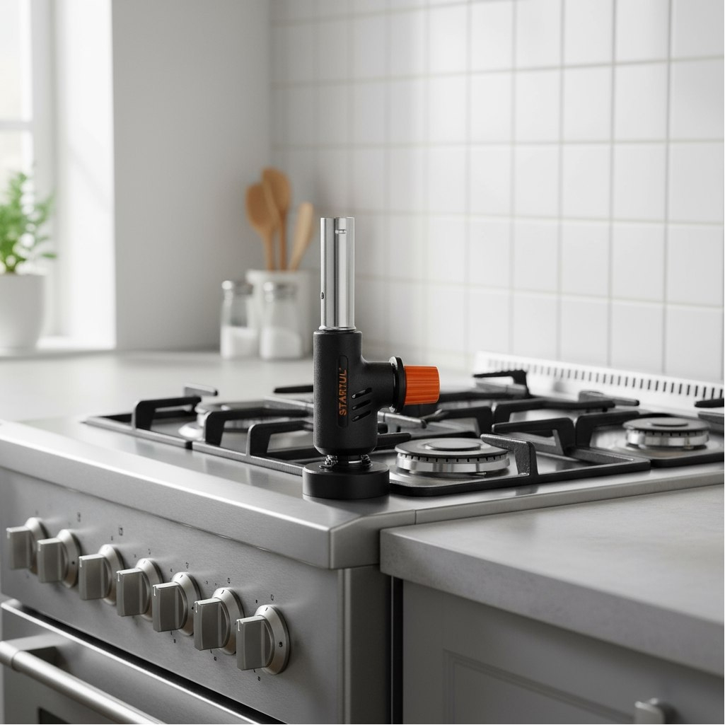 Горелка газовая Startul ST1560-01, пьезоподжиг, расход топлива 80 г в час