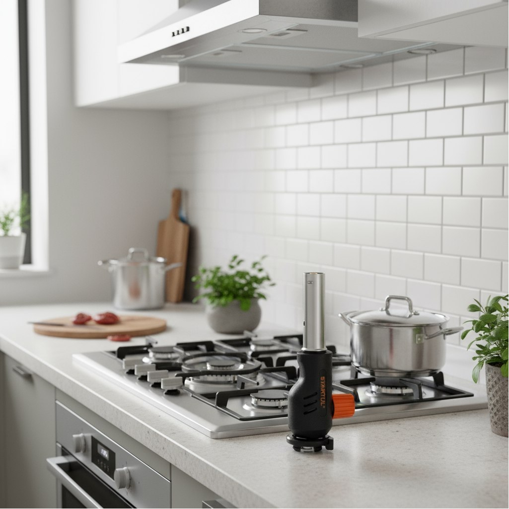 Горелка газовая Startul ST1560-01, пьезоподжиг, расход топлива 80 г в час