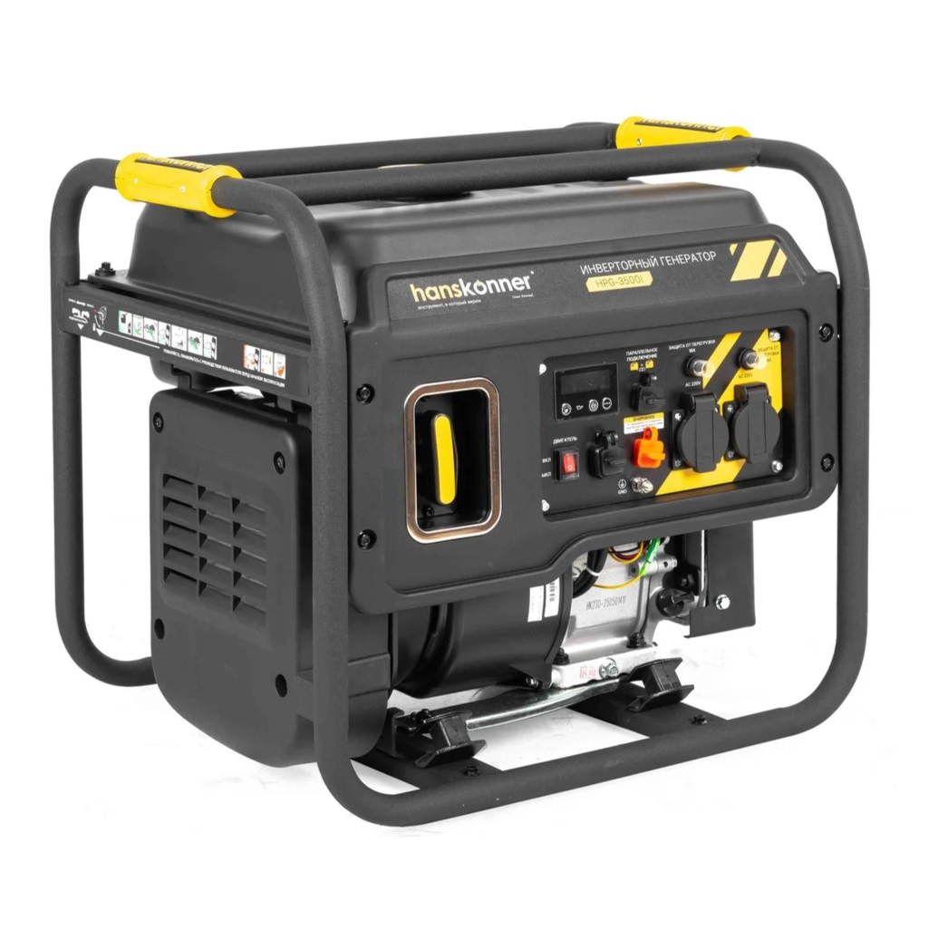Генератор бензиновый инверторный Hanskonner HPG-3500I, 3.5 кВт