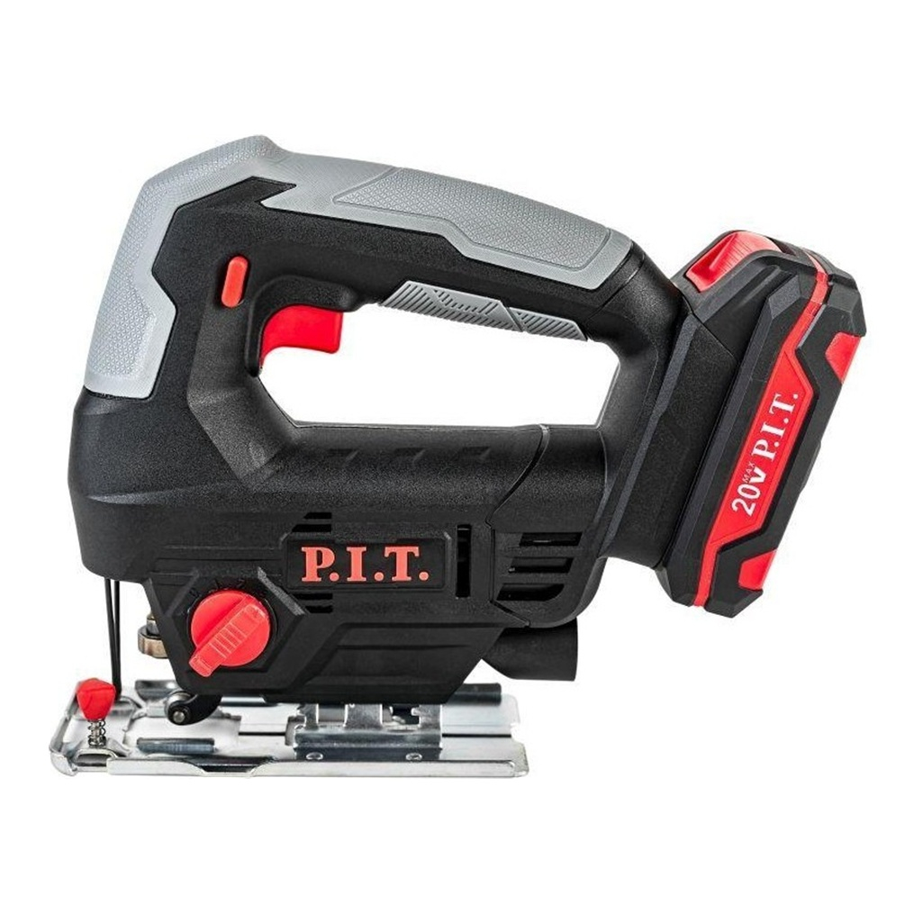 Лобзик аккумуляторный P.I.T. PST20H-70A/1 с маятниковым ходом, 2400 ход/мин, 20 В, 1 акк. х 2 Ач+з.у.