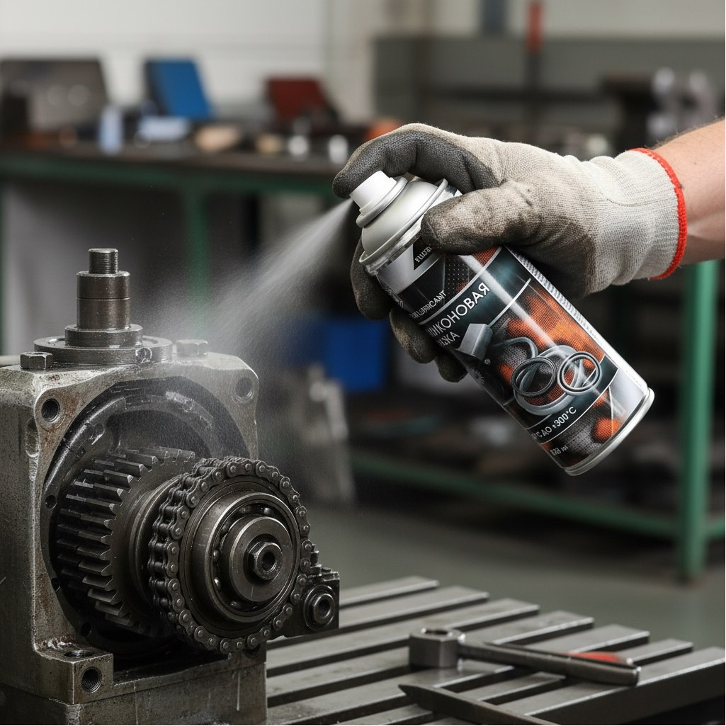 Смазка силиконовая Agat-avto SL0310, защита от коррозии, аэрозоль, 520 мл