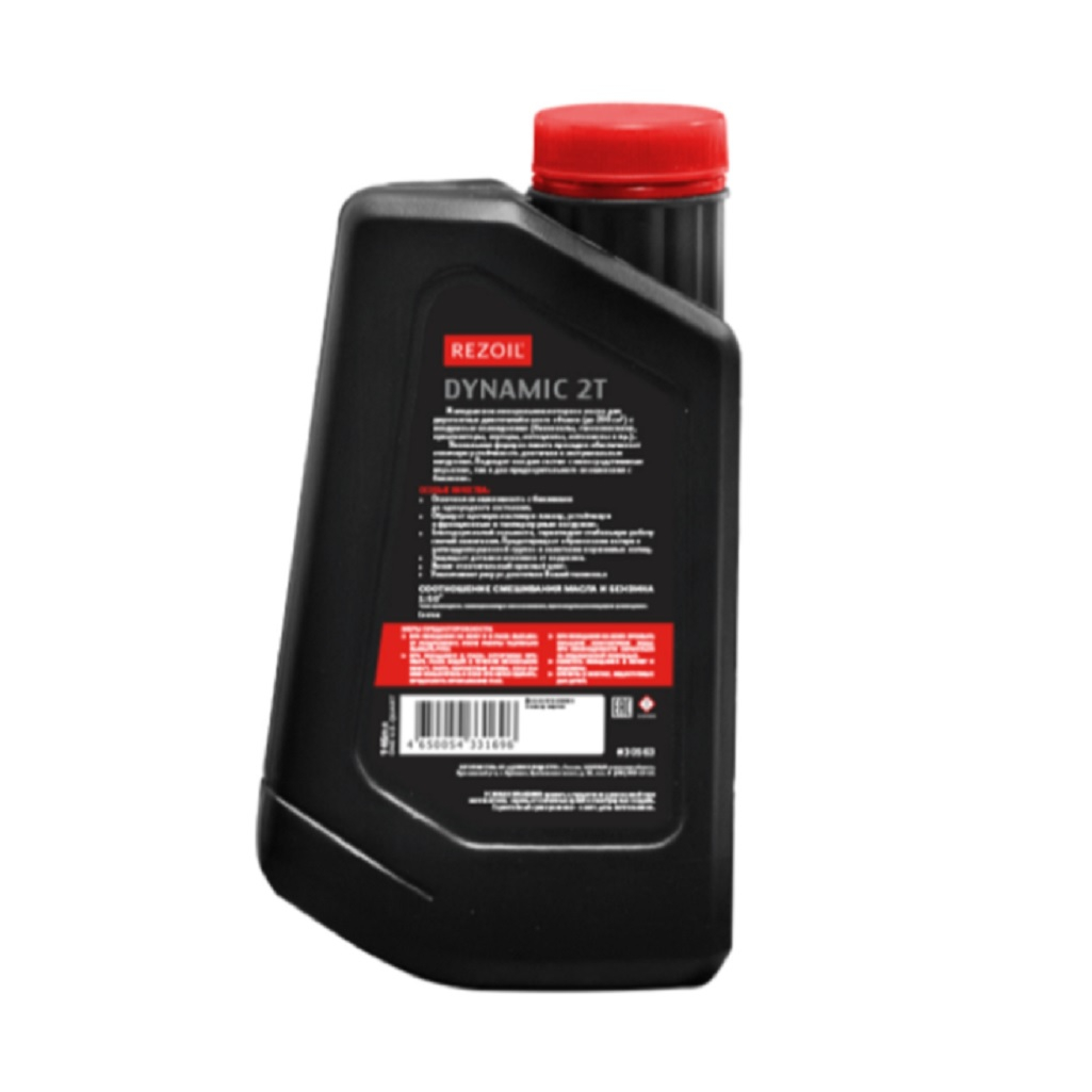Масло минеральное Rezoil Dynamic 03.008.00004, двухтактное, для садовой техники, 0.946 л