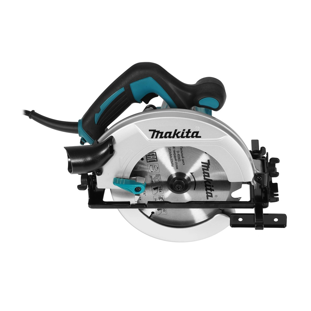 Пила дисковая Makita HS7000, 185 мм, щеточный двигатель, 5200 об/мин, 1200 Вт