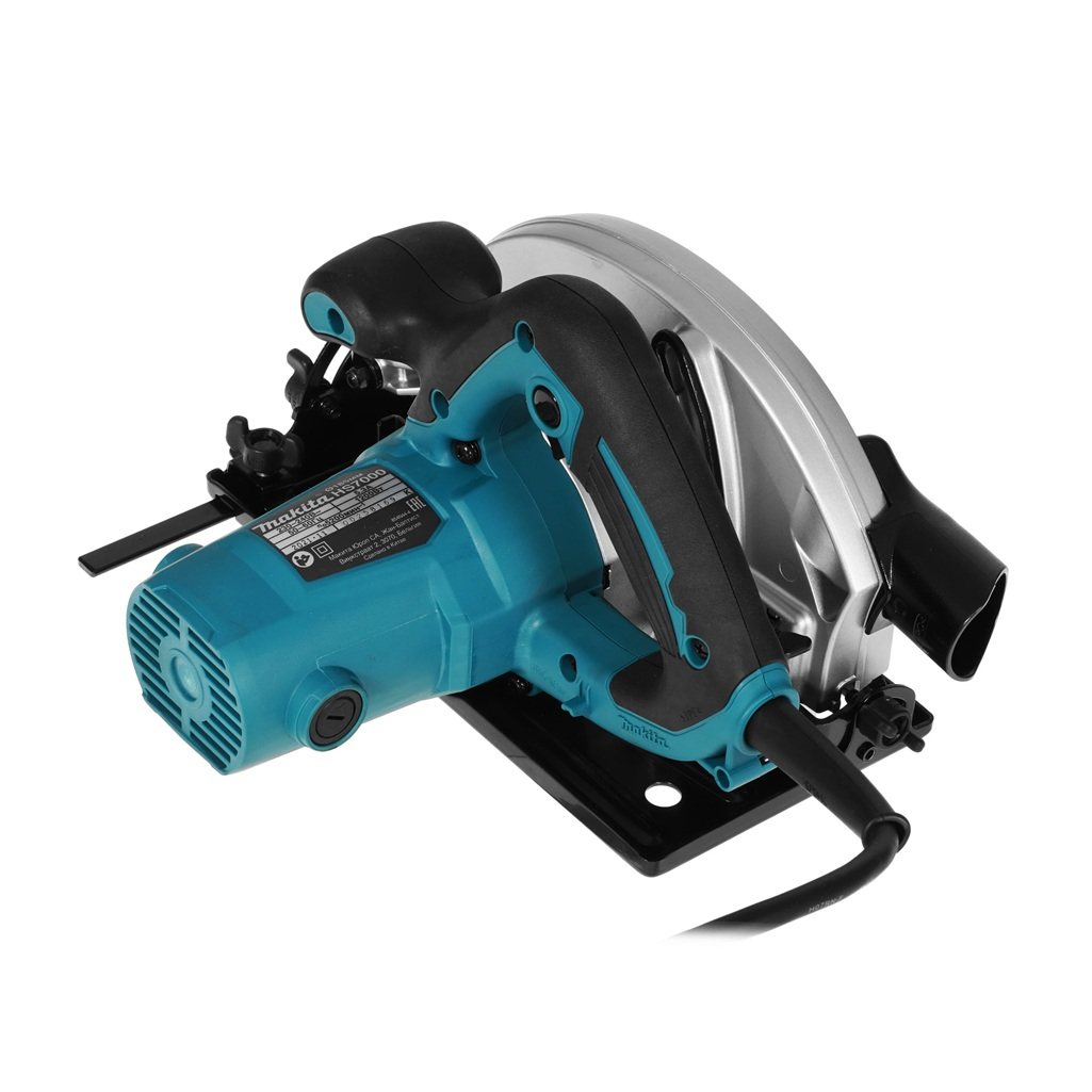 Пила дисковая Makita HS7000, 185 мм, щеточный двигатель, 5200 об/мин, 1200 Вт