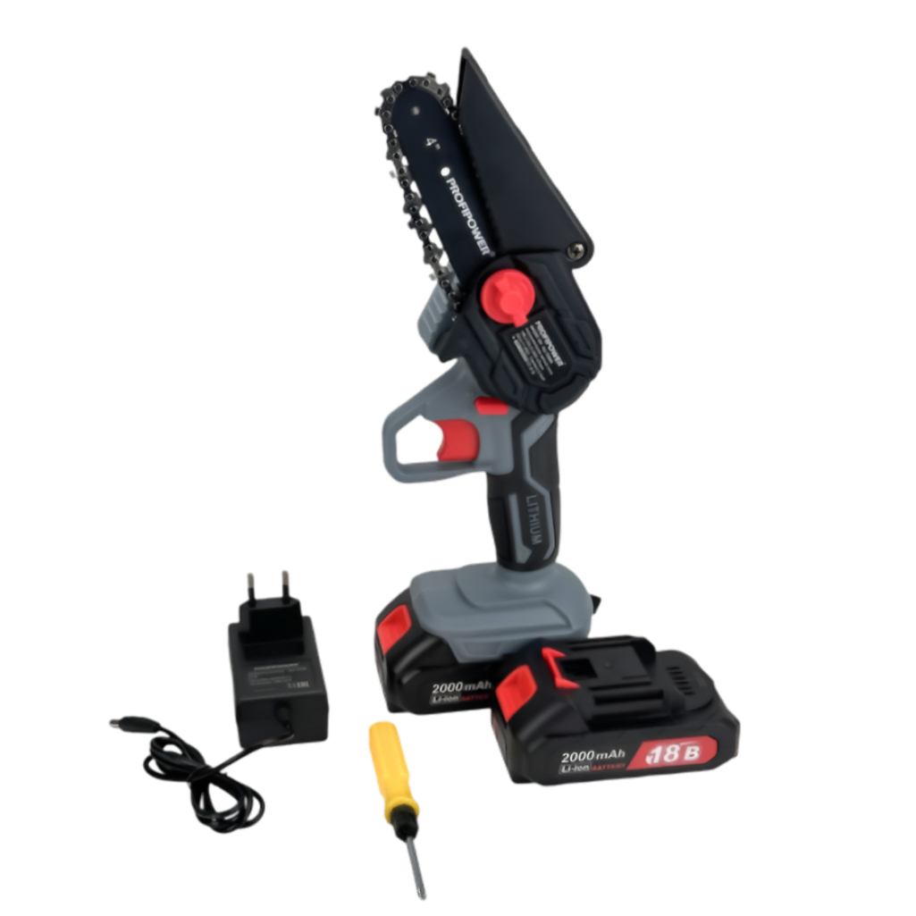 Пила цепная аккумуляторная Profipower MKGST-18V, 2 акк х 2Ah+з.у