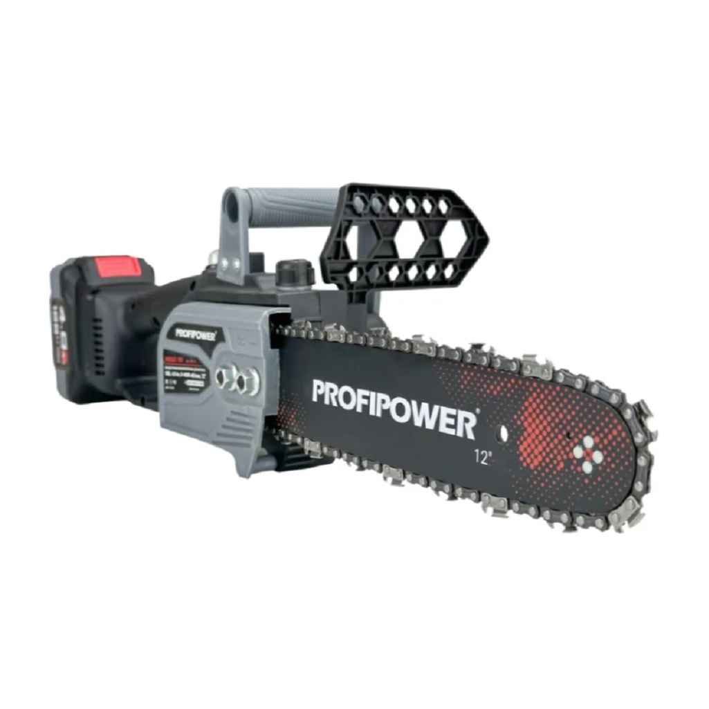 Пила цепная Profipower MKDUC-20B, E0114M1 аккумуляторная, 20В, 1 акк, 4.0 Ah, з.у.