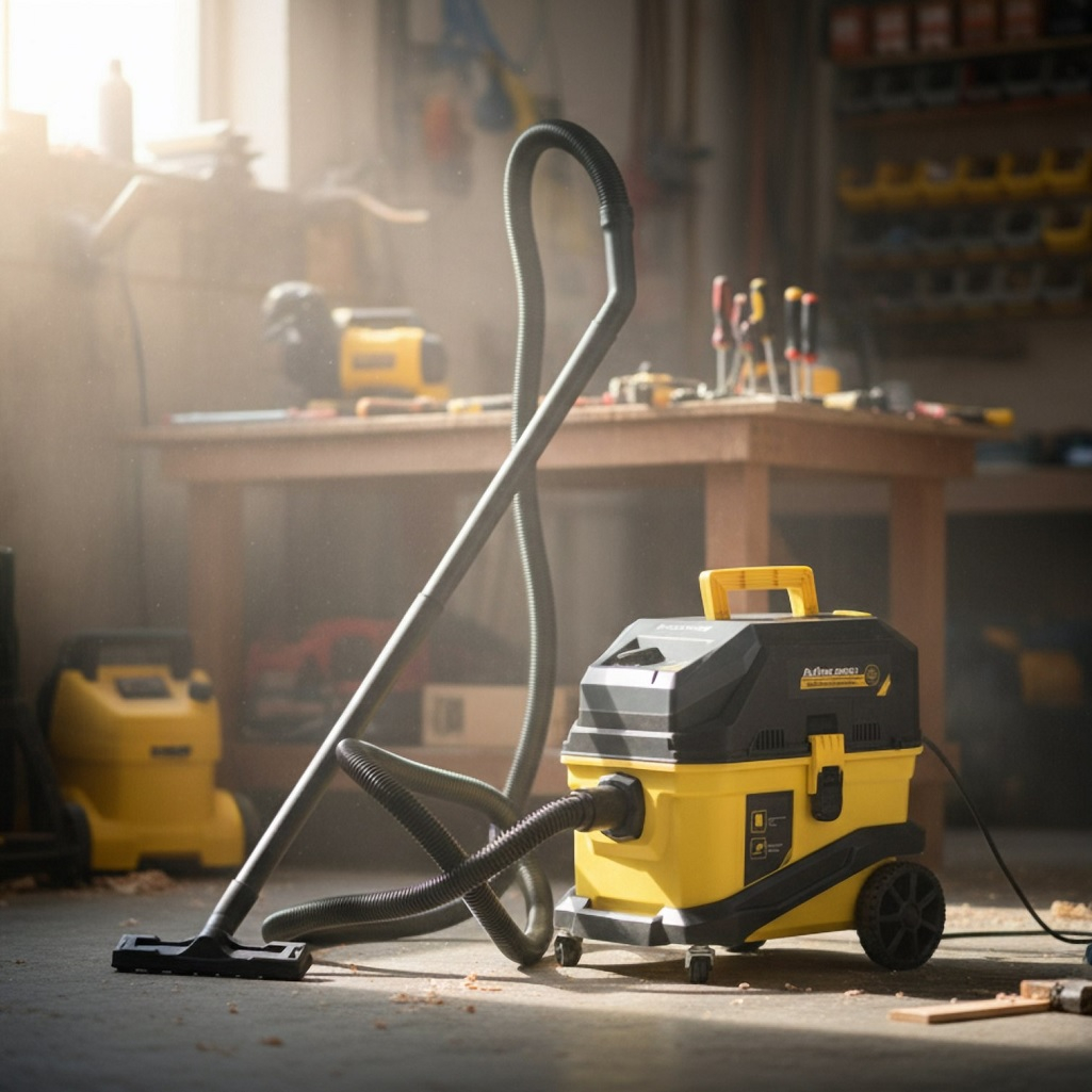 Пылесос строительный Hanskonner HVC1630, сухая и влажная уборка, 30 л, 1600 Вт