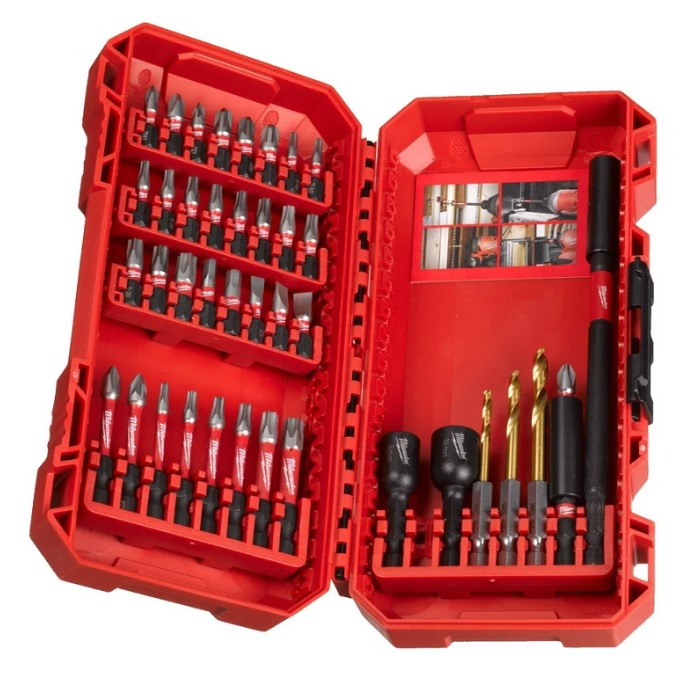 Набор бит Milwaukee Shockwave 40 пр. 4932492004