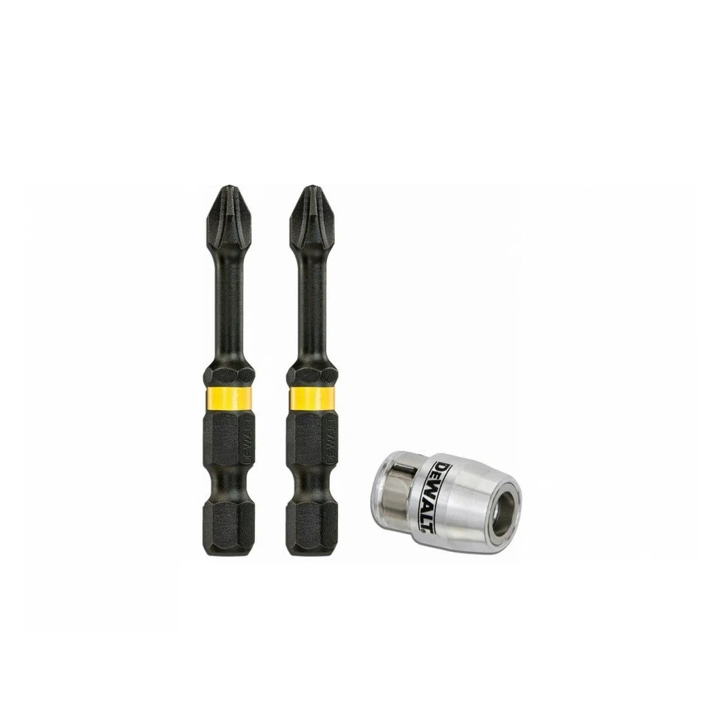 Биты с магнитным держателем DeWalt Extreme FlexTorq DT70536T, PH2, 57 мм, в наборе 2 штуки