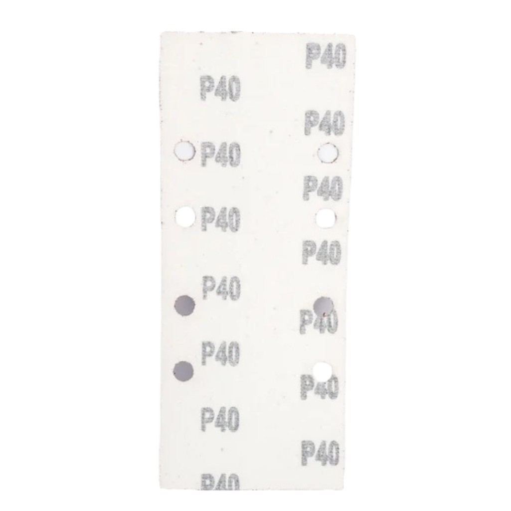 Лист шлифовальный Gepard GP5004-40, перфорированный, размер 93х230 мм, самоцепляющийся, Р40, в упаковке 5 шт