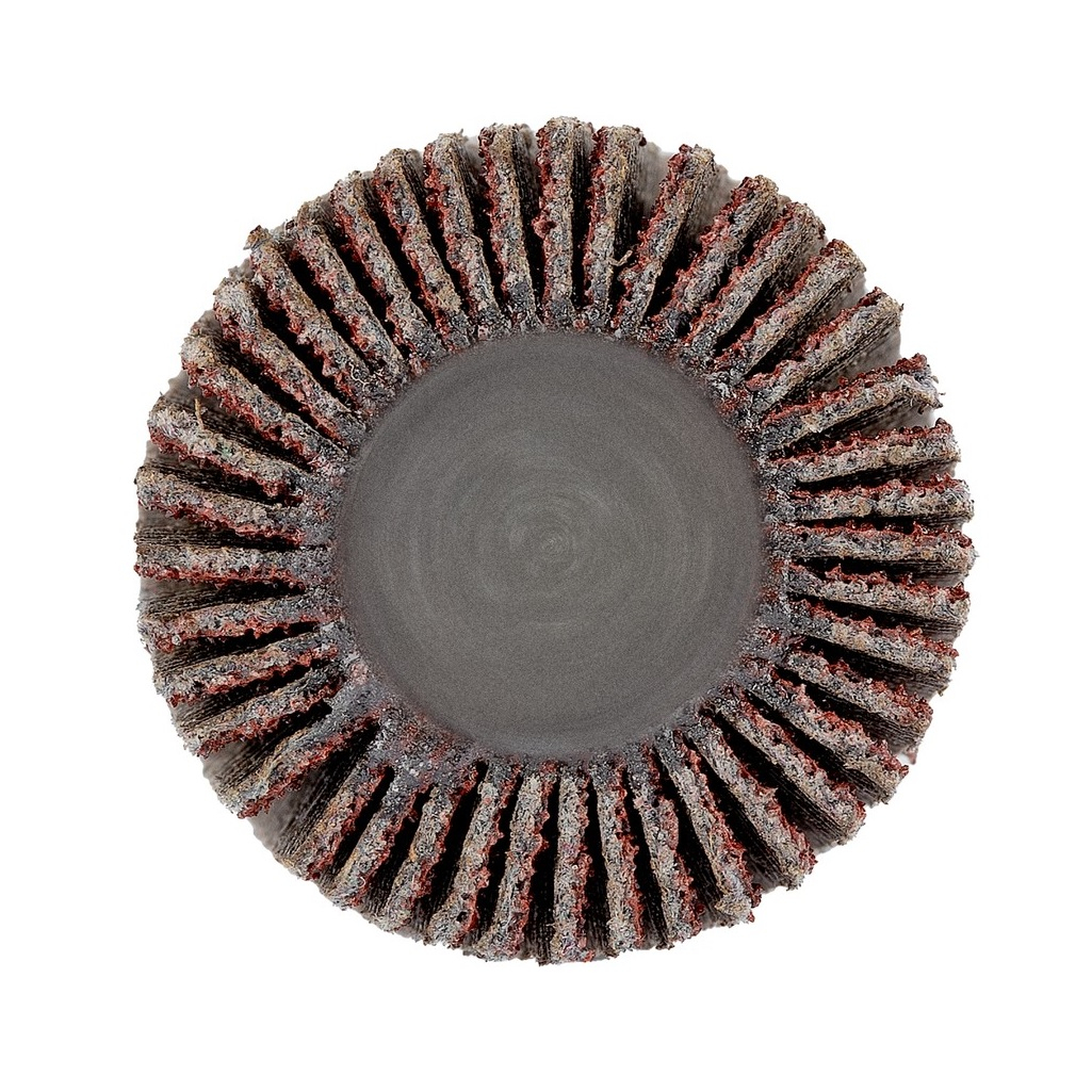 Круг лепестковый для дрели Matrix 74104, Р120, 20х20х6 мм, для обработки дерева, металла, пластика