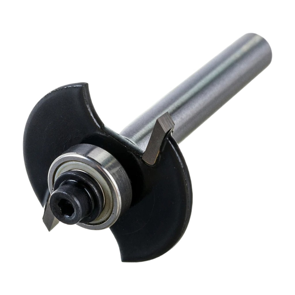 Фреза концевая Росомаха, d8 мм, D33 мм, H3 мм, кромочная с нижним подшипником, 802303