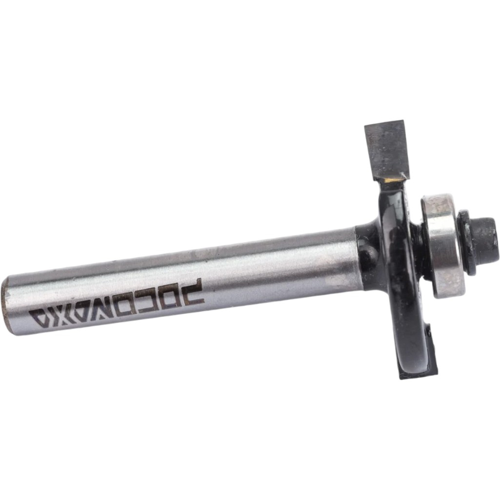 Фреза концевая Росомаха, d8 мм, D33 мм, H5 мм, кромочная с нижним подшипником, 802305