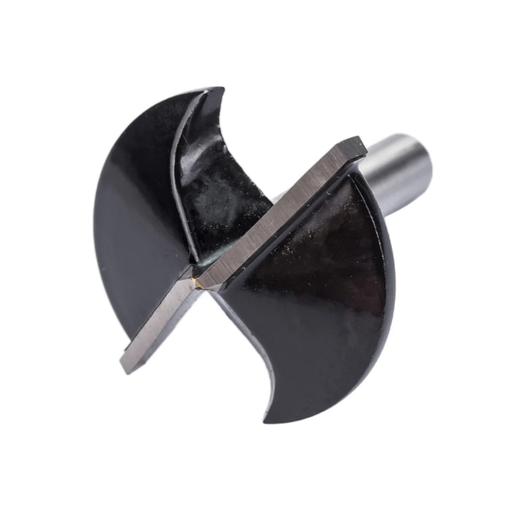 Фреза пазовая Росомаха галтельная, V-образная, по дереву d8 мм, D40 мм, H9 мм, 800410