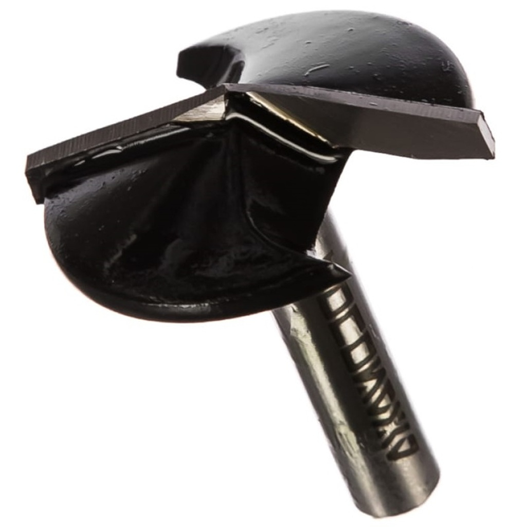 Фреза пазовая Росомаха галтельная, V-образная, по дереву d8 мм, D40 мм, H9 мм, 800410