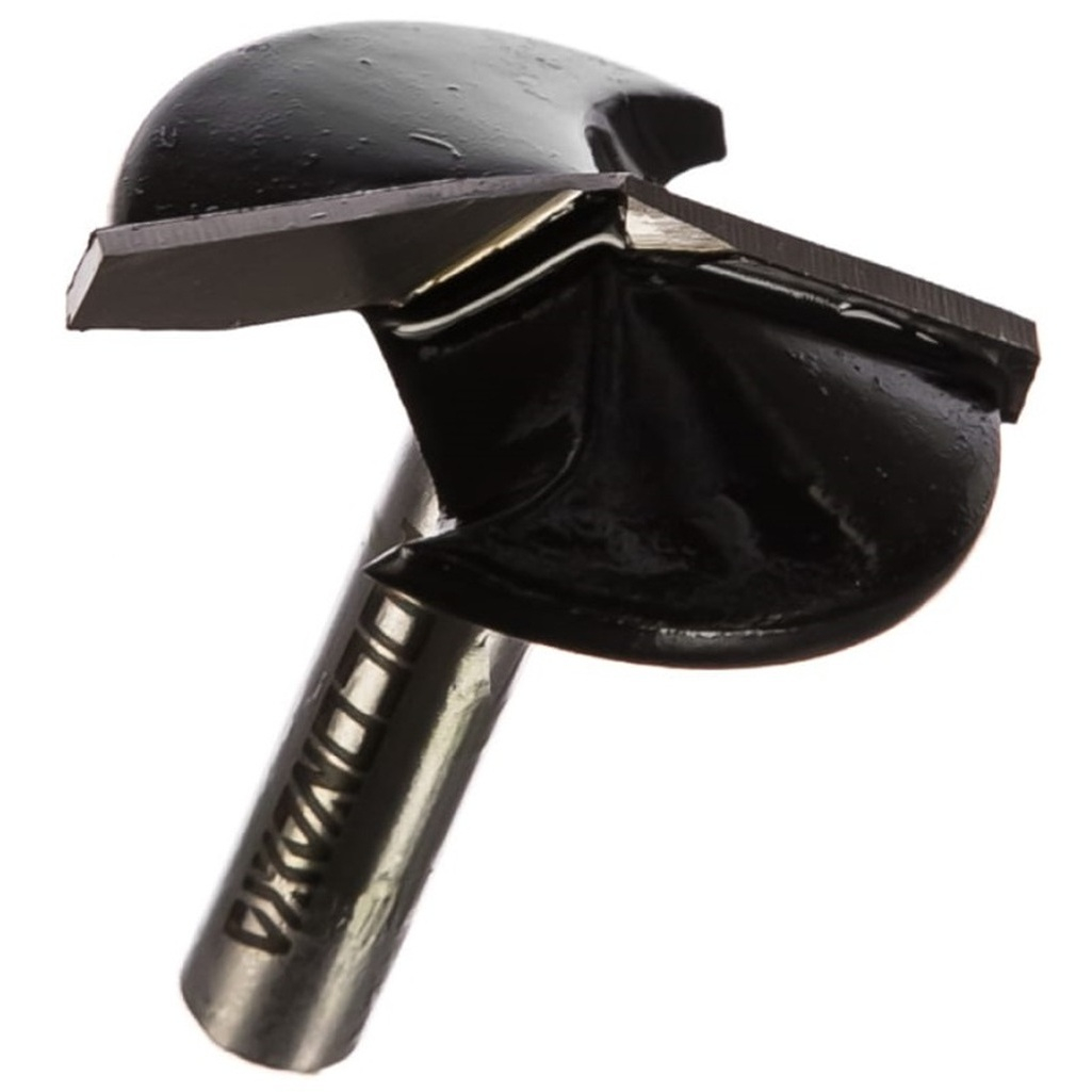 Фреза пазовая Росомаха галтельная, V-образная, по дереву d8 мм, D40 мм, H9 мм, 800410