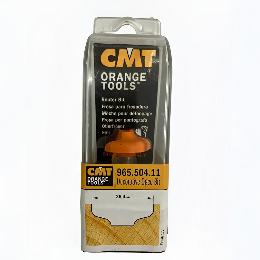 Фреза концевая, CMT, псевдофиленка S12 мм, D25.4, d9.5 мм, пазовая, 965.504.11