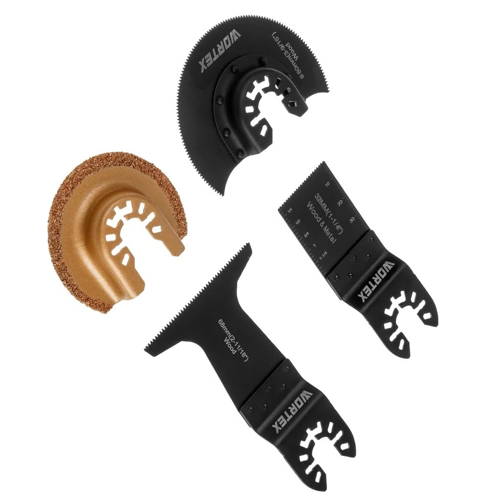 Набор насадок для многофункционального инструмента Wortex 1335553, 4 предмета
