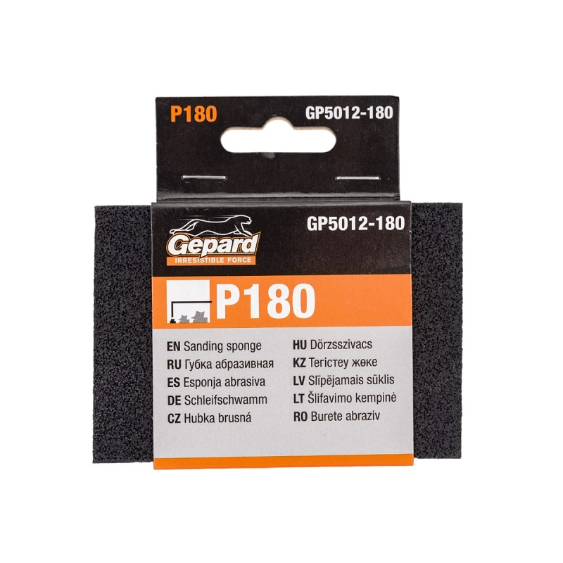 Губка абразивная GEPARD GP5012-180 P180