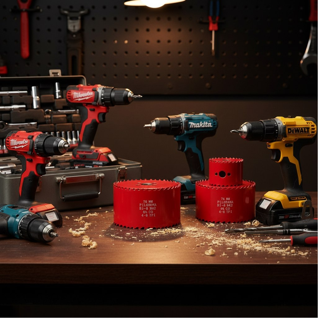 Коронка биметаллическая Pilorama Bi-Metall 570076, диаметр - 76 мм