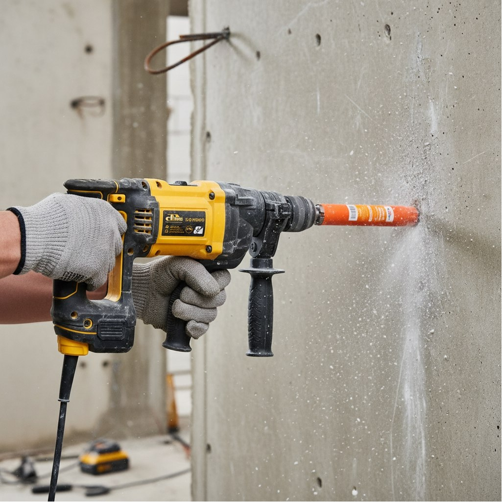 Сверло алмазное ProfiDiam 310143, сегментное, мокрое сверление, 4х42х335хМ22