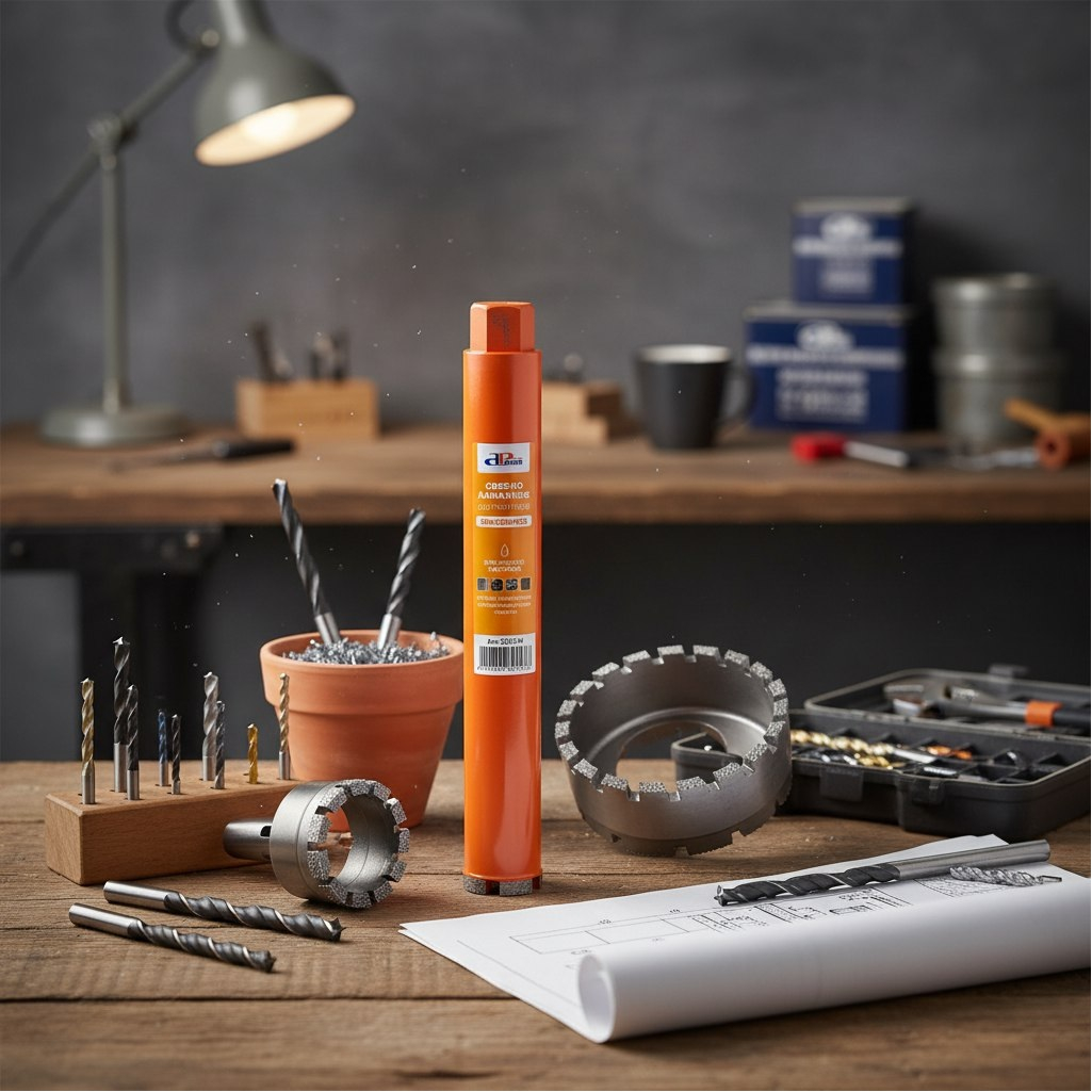 Сверло алмазное ProfiDiam 310144, сегментное, мокрое сверление, 5х52х335хМ22