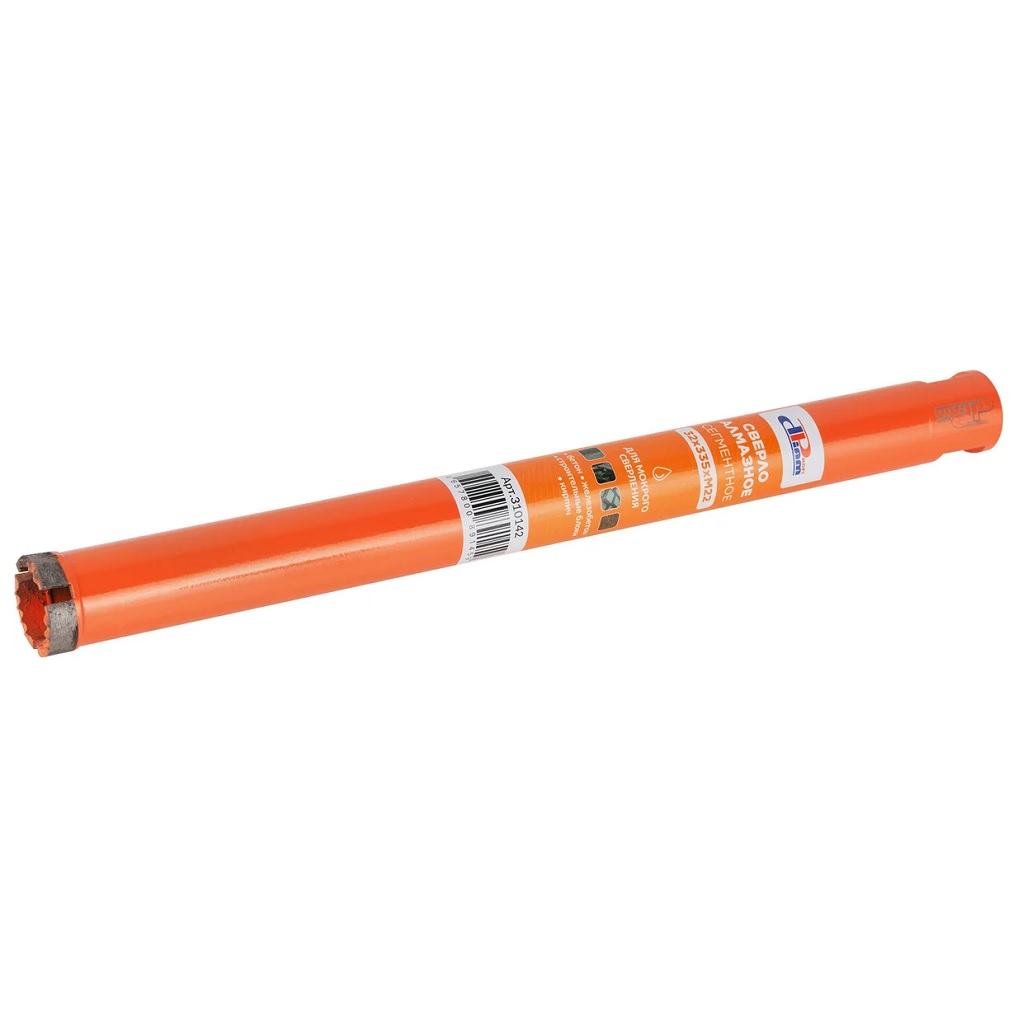 Сверло алмазное ProfiDiam 310142, сегментное, мокрое сверление, 3х32х335хМ22