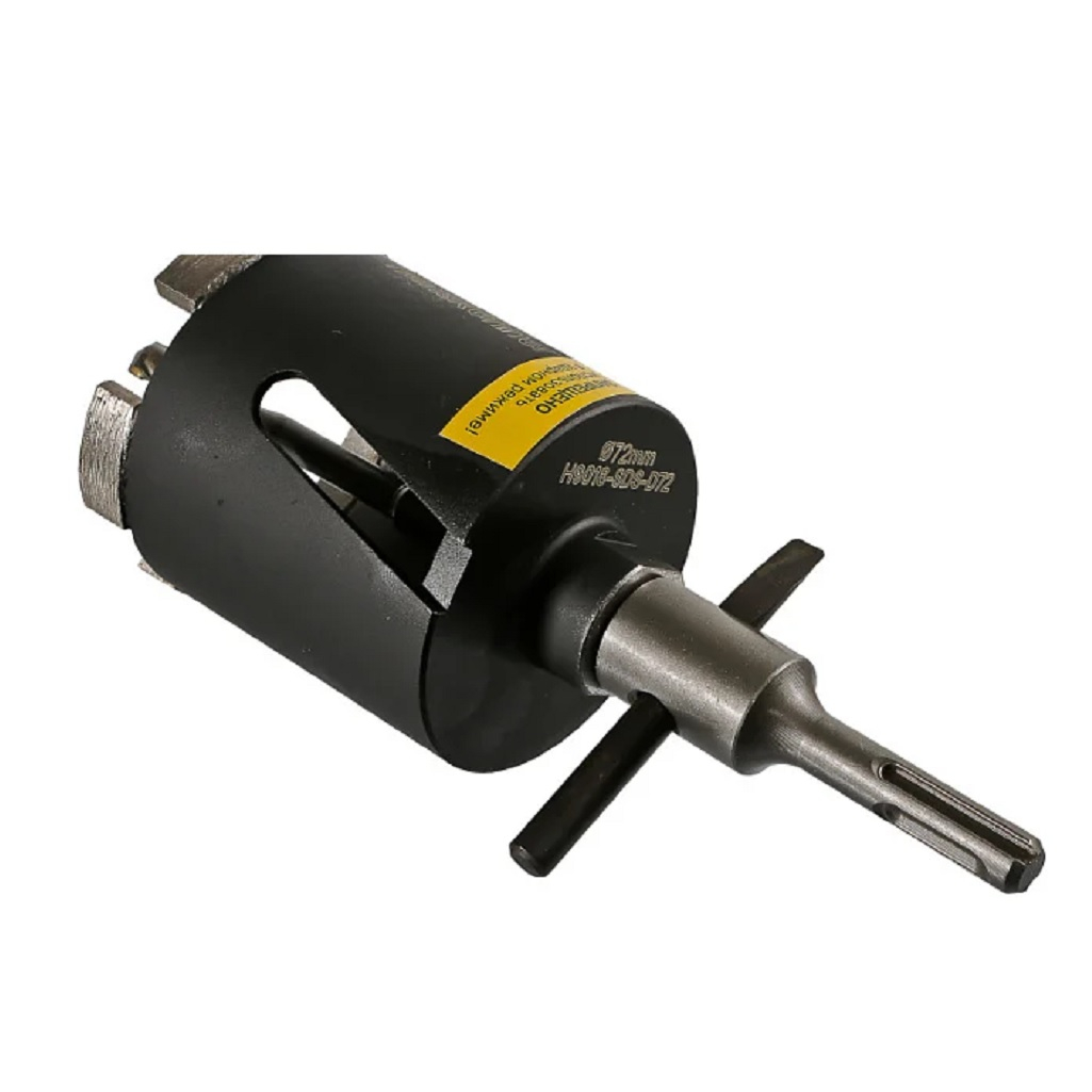 Коронка алмазная Hanskonner H9018-SDS-D72, по армированному бетону, 72 мм