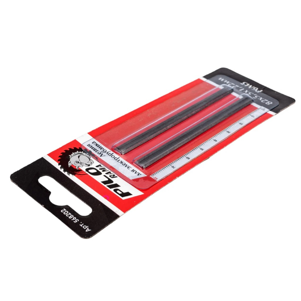 Ножи для электрического рубанка Pilorama 568202, 82 мм, в упаковке 2 штуки