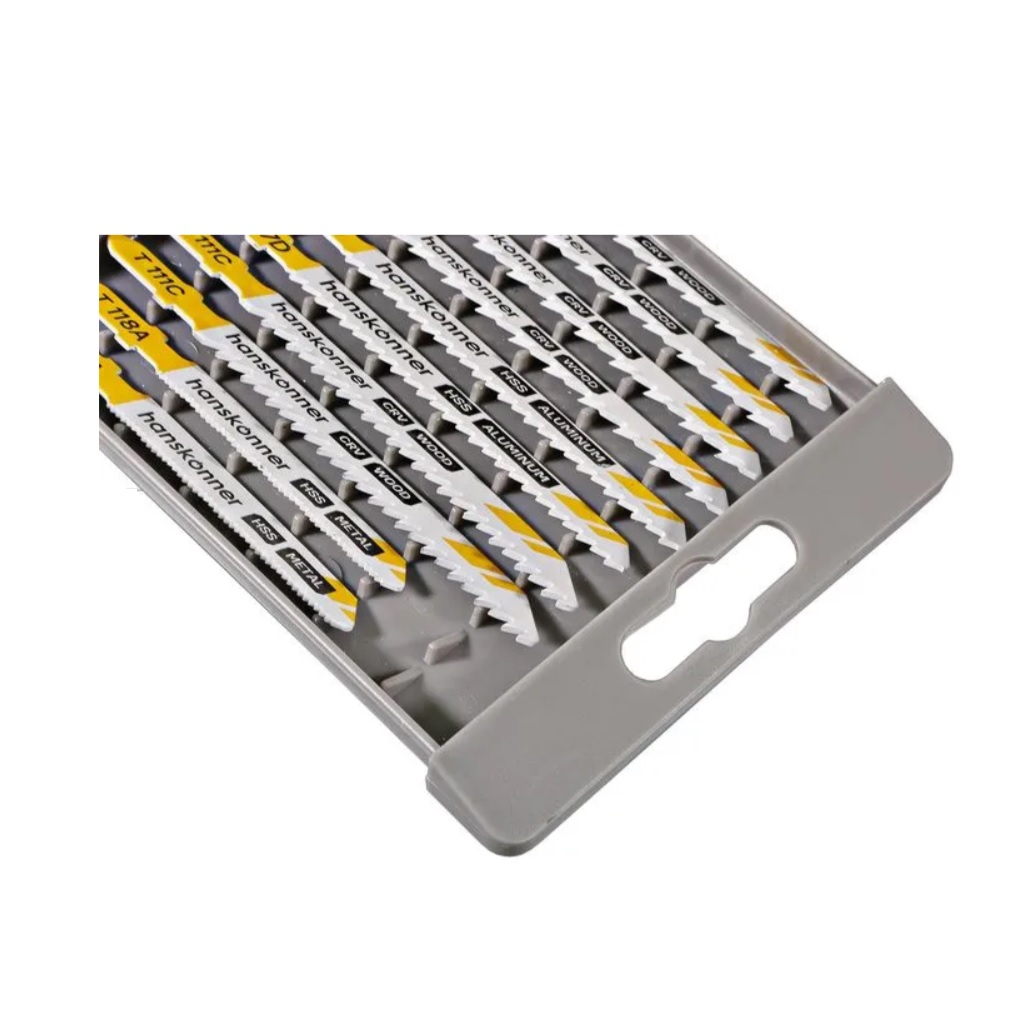 Набор пилок по дереву Hanskonner H10-UNISET1, в упаковке 10 штук