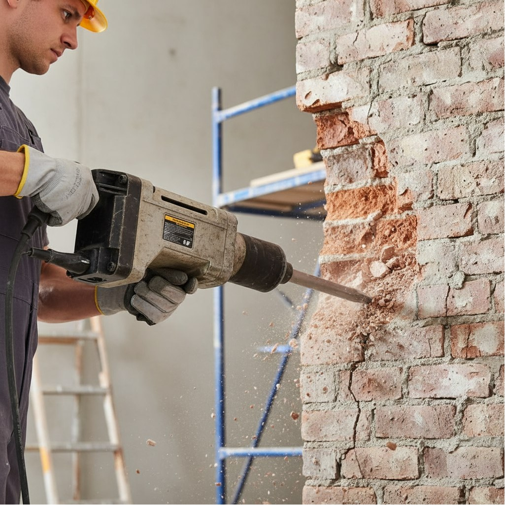 Насадка-пика Hanskonner H9018-HEX-P30X410, хвостовик SDS-hex, 30x410 мм