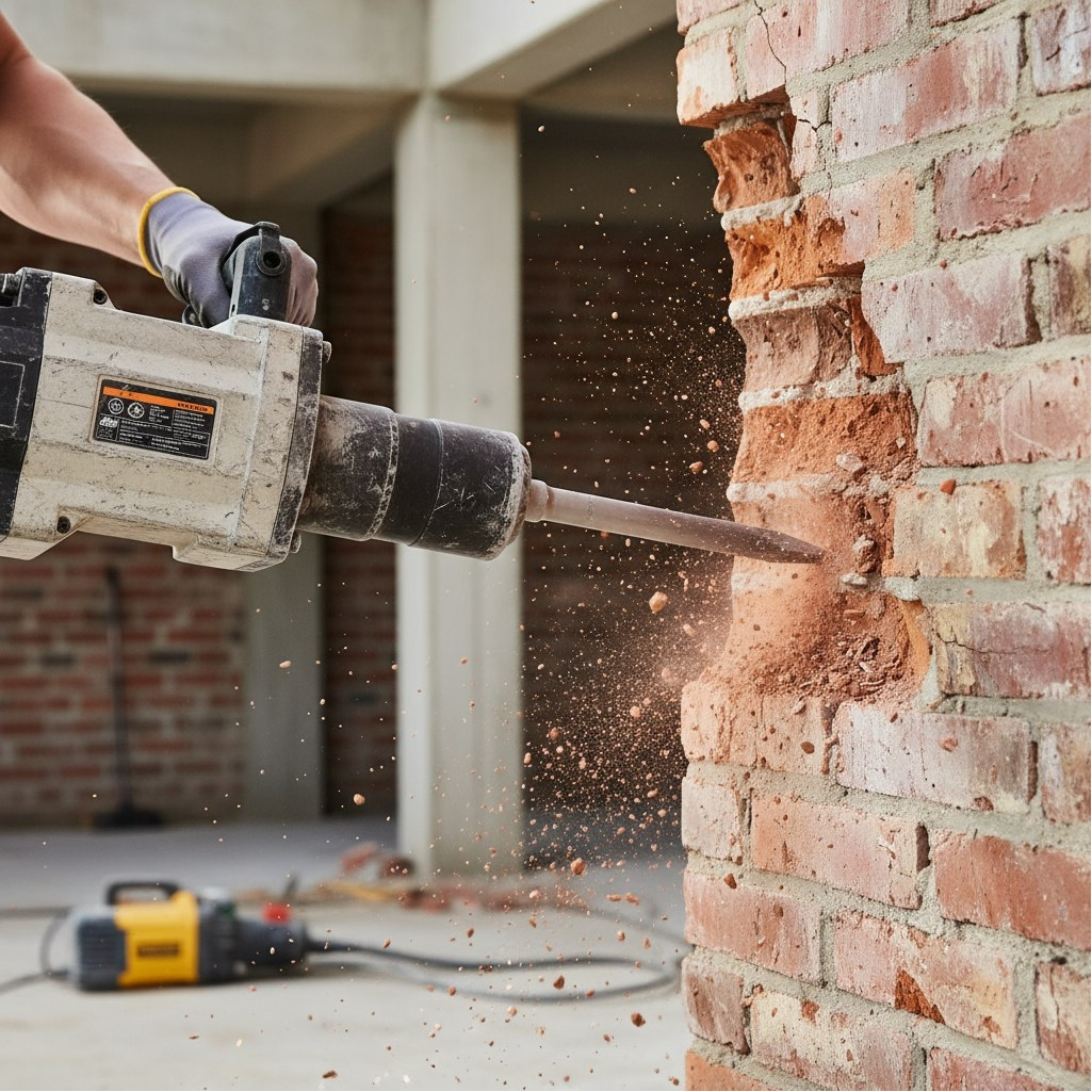 Насадка-пика Hanskonner H9018-HEX-P30X410, хвостовик SDS-hex, 30x410 мм