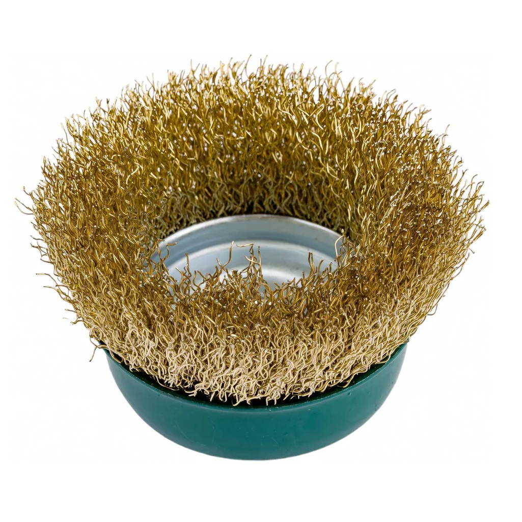 Щетка для УШМ Волат 81030-75, М14, чашка 75 мм, по металлу, торцевая крацовка